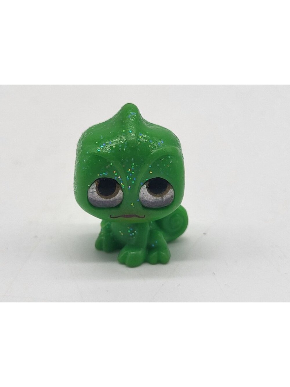 Disney Doorables Pascal the Chameleon Tangled Glitter Figure Green Moose
